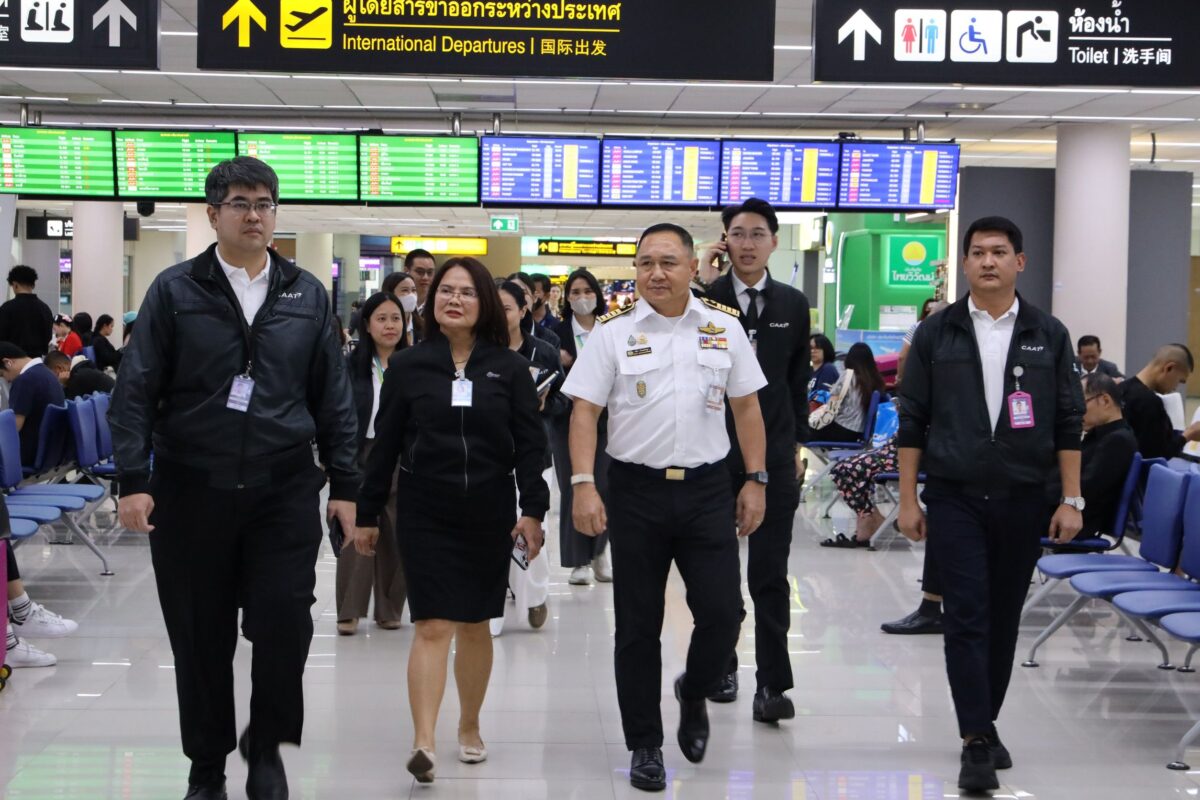 CAAT는 수완나품 공항과 돈므앙 공항에서 현장 점검을...
